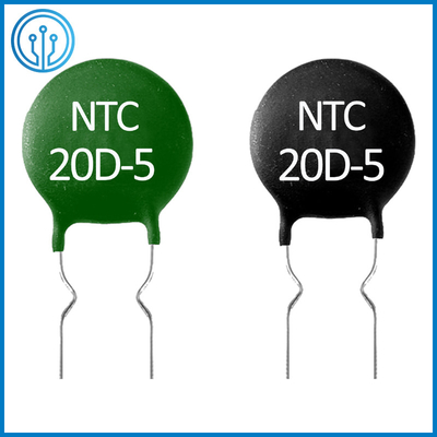 NTC Negatif Sıcaklık Katsayısı Termistör 20D-5 20 Ohm 20% 5mm 0.6A THT Radyal