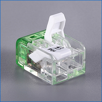 UL CQC Onaylı Şeffaf 2 Kutuplu Kompakt İtmeli Kablo Konnektörleri P04-2P Bağlantı Kutuları için