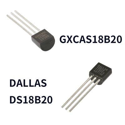 3 Pin Sıcaklık Sensörü DS18B20 Programlanabilir Çözünürlük 1- Tel Dijital Termometre GXCAS18B20 9-12bit TO-92
