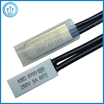 KSD9700 Plastik Bimetal Sıcaklık Anahtarı AC125V Bimetal Termostat Sıcaklık Kontrolü