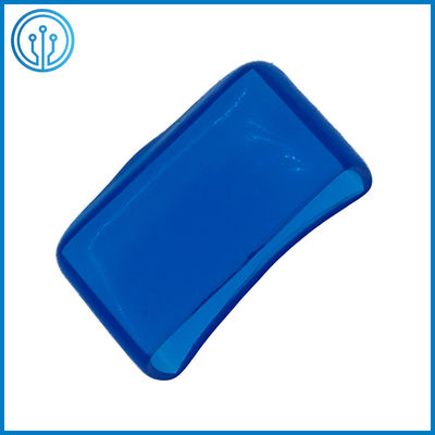 5x20mm Cam Seramik Şeffaf 30A PVC Sigorta Kapağı Mavi ROHS Sigorta Tutucu Bloğu