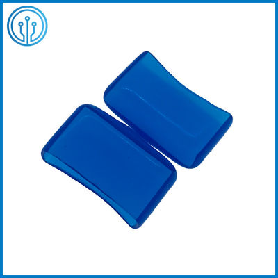 5x20mm Cam Seramik Şeffaf 30A PVC Sigorta Kapağı Mavi ROHS Sigorta Tutucu Bloğu